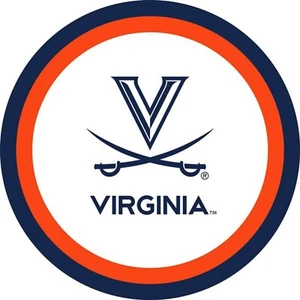 Virginia Cavaliers NCAA University College Sports Party 9" Paper Dinner Plates - Picture 1 of 1