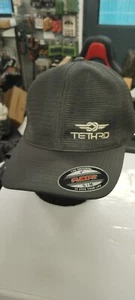 Tethrd - Cappelli da baseball - grigio scuro/camionsta Flexifit taglia L/XL. Con logo bianco - Foto 1 di 1