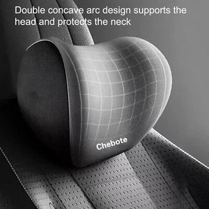 Memory Foam Breathable Neck Pillow Lumbar Back for Offices Chair and Car Seat - Picture 1 of 16