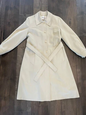 RARA Chaqueta de Gabardina Forecaster Of Boston Vintage Mujeres Monnigs FortWorth Tostada Foto 1 de 4