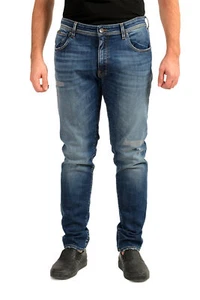 Dolce & Gabbana Men's Blue Slim Super Stretch Distressed Jeans US 40 IT 56 - Picture 1 of 5