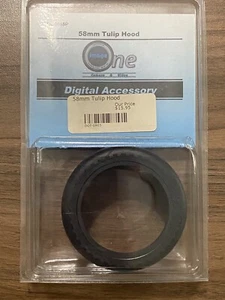 Nuevo parasol duro en forma de tulipán 58 mm para cámara digital DL-2058P - Imagen 1 de 4