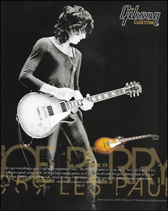Guitarra Aerosmith Joe Perry 1959 Gibson Les Paul Custom reedición 2013 impresión de anuncio - Imagen 1 de 3