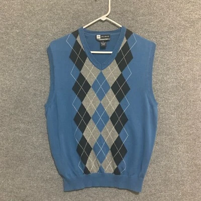 Jos. A Bank Mens Size S Leadbetter Golf Pima Cotton SleeveLess V-Neck Sweater - Image 1 of 4