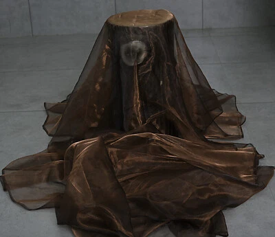 5~10~20~30~40~50 YD Sheer Organza Fabric Swag Craft Wedding Backdrop ~ FREE SHIP - Image 1 of 2