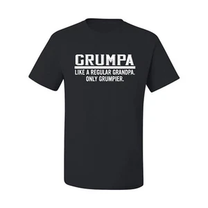Maglietta grafica uomo Grumpa Like A Regular solo nonno grumpier regalo divertente - Foto 1 di 14