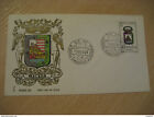 Malaga 1964 Schild Coat Of Arms Heraldik Heraldique Blason Spain Cancel Cover