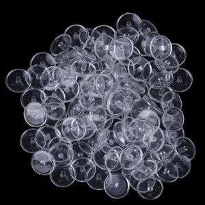 50 Set kam T5 clear plastic resin snaps button fasteners press stud 12m.LS - Picture 1 of 11