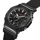 New Casio G-Shock Gm2100cb-1A Clad Black Casioak Red Accents Watch