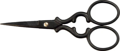 PERMIN - EDLE STICKSCHERE - SCHWARZ - 9,7cm - NÄHSCHERE - HANDARBEITSSCHERE - Bild 1 von 3