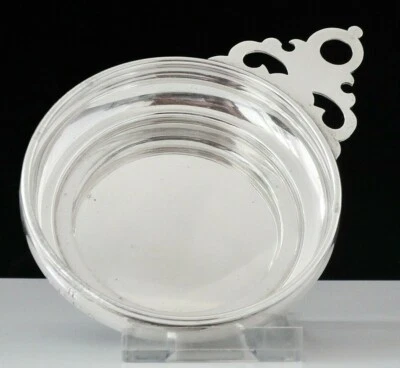 Catador de vinos americano de plata de ley Tastevin, siglo XX Foto 1 de 4