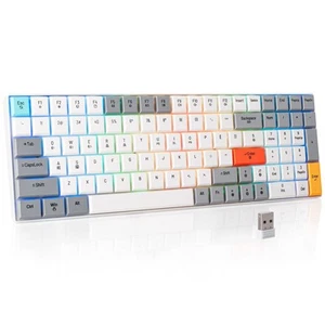 K99 Mechanische Tastatur, Low Profile Wireless Keyboard, Unterstützt Bluetooth 5... - Bild 1 von 7