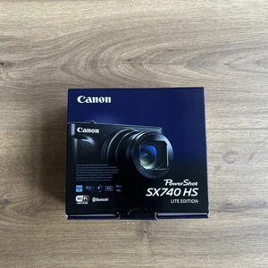 CANON PowerShot SX740 HS Lite Superzoom Compact Camera Black 📸 - Picture 1 of 2