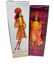 2006 Mattel Made For Each Other Barbie Puppe Gold Label 1969 Fashion Reproduktion - Bild 1 von 4