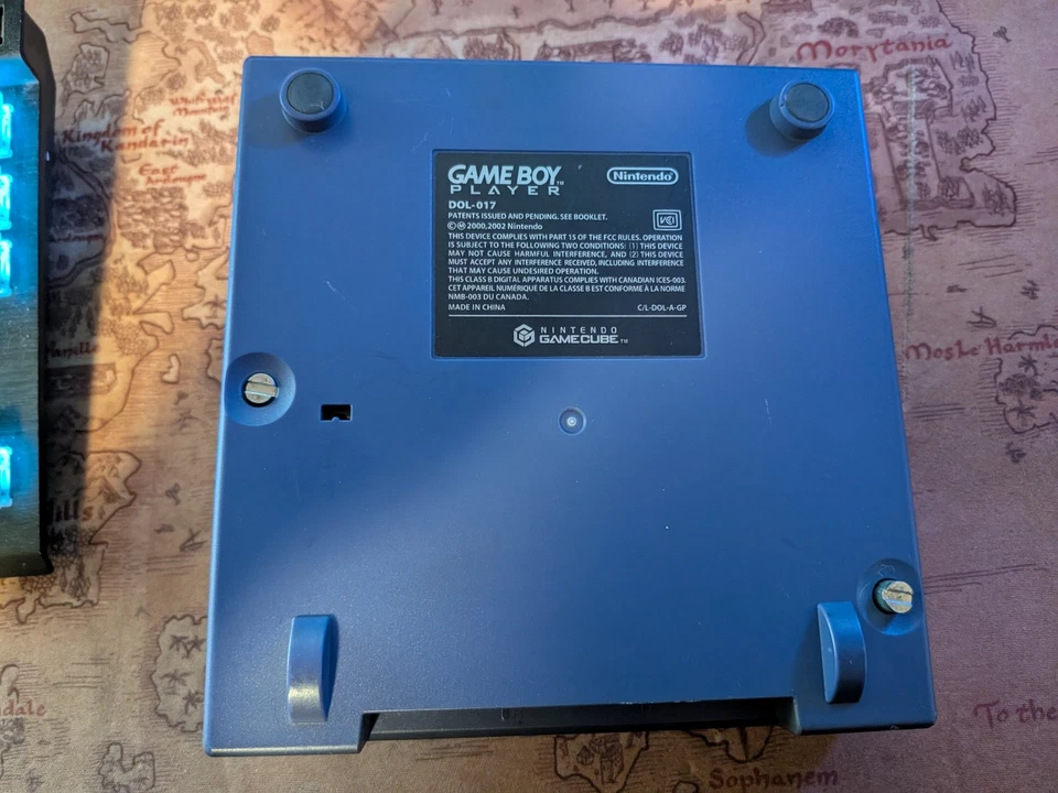 Official Nintendo Gamecube Gameboy Player Purple Indigo Violet DOL-017 No Disc - Image 1 of 4