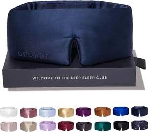 Silk Sleep Mask. Face-Hugging, Padded Silk Cocoon for Luxury Sleep in Total Dark - Picture 1 of 12
