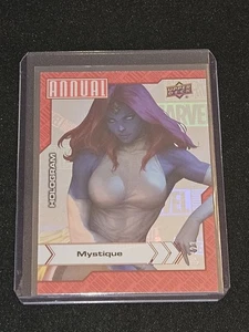 2022-23 UD Marvel Annual Mystique Hologram Parallel 4/23 #65 RARE - Picture 1 of 2