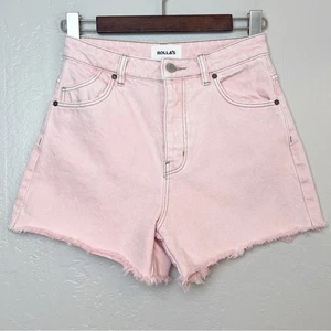 Pantalones Cortos ROLLA'S Para Mujer Talla 25 Años 90 Rosa Original Tiro Alto Algodón Denim Corte - Imagen 1 de 12