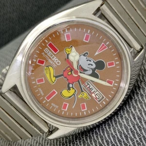 GENUINE VINTAGE SEIKO 5 AUTOMATIC JAPAN MENS BROWN COLOR DIAL WATCH a1140-A - Bild 1 von 10