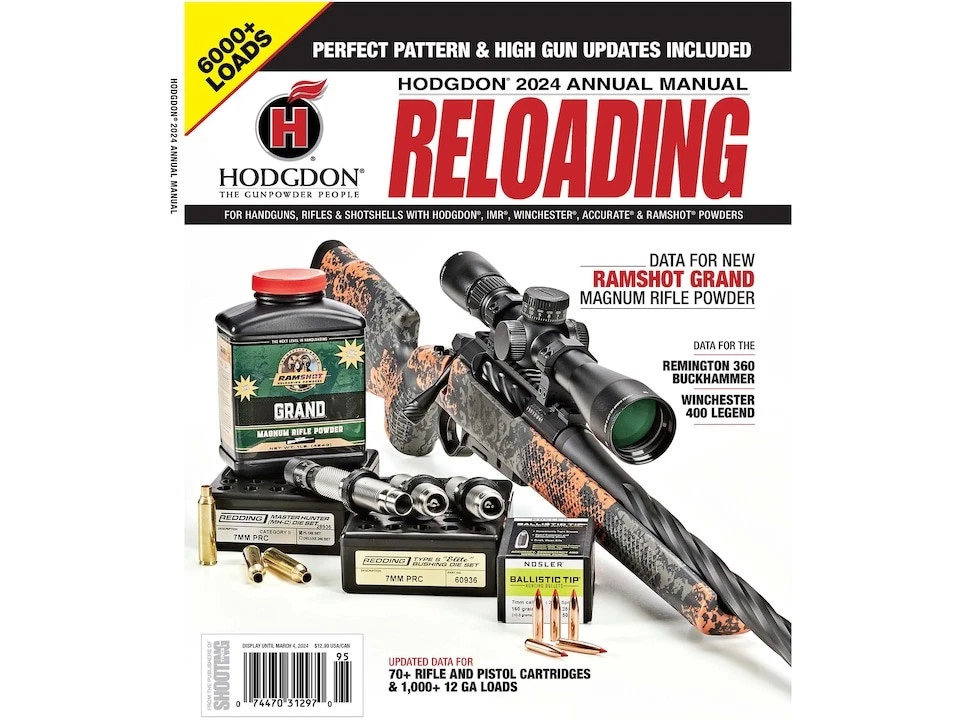 Manual de recarga anual Hodgdon 2024 - nuevo en plástico Foto 1 de 1