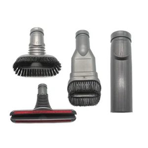4-in-1 Round Stiff Bed & Connector Brush Kit for Dyson Vacuum - Picture 1 of 6