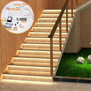 Intelligent Motion Sensor Stair Lights LED Step Light Strip w/ Aluminum Channel - Picture 1 of 18