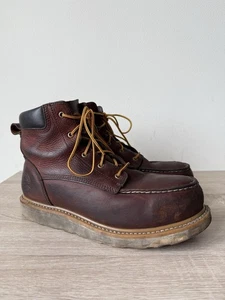 Red Wing Irish Setter Ashby Steel Toe Brown Leather Work Boots Mens 12 EE 83606 - Picture 1 of 8