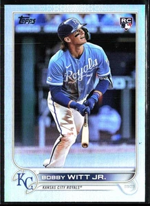 2022 Topps Update Bobby Witt Jr. RC Rookie RAINBOW FOIL Parallel #US100 SP Rare - Picture 1 of 2