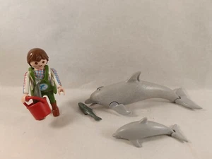 sympa soigneur de dauphin Playmobil ( cirque , zoo , vétérinaire ) 1209 - Imagen 1 de 1