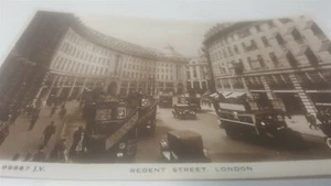 Vintage 1920s ? Regent Street London England RPPC Street Scene Postcard P11 - Picture 1 of 5