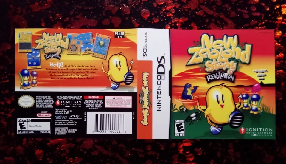 New Zealand Story: Revolution - Nintendo DS, 2008 (solo ilustraciones) Foto 1 de 1