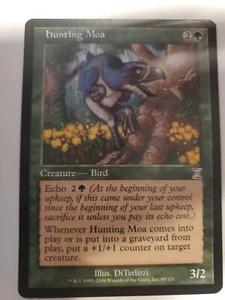 MTG Magic The Gathering Card hunting Moa Creature Bird Green Time Spiral - Picture 1 of 2