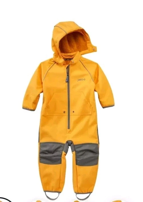 Jako-o Softshellanzug Gr. 80/86, Unisex , Gelb Ovp Top Gefüttert Overall - Bild 1 von 4