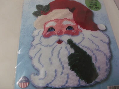 SANTA Secret  Design Works Plastic Canvas Kit 10 1/2" x 13" HTF - Image 1 of 4