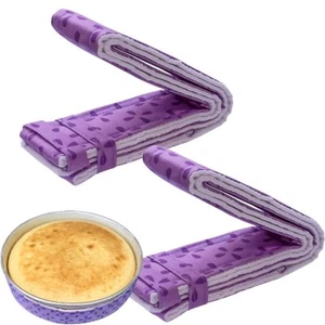 2Pcs Cake Pan Strips Bake Even Strip Belt Bake Even Bake Moist kitchen Tool - Picture 1 of 7