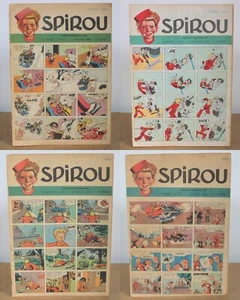 4 revues Spirou 507 511 537 540 R. Coley 1948, 10e Année - Bild 1 von 10