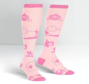 Sock it to Me Happily Ever After Knee-High Dress Socks Pink - Picture 1 of 1