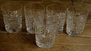 Vintage Bleikristall Whiskey- / Trinkgläser 5x - Bild 1 von 4