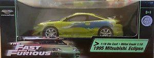 NEW 1:18 Fast and Furious Brian's 1995 Mitsubishi Eclipse Racing Champions ERTL - Picture 1 of 4