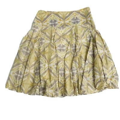 INC INTERNATIONAL CONCEPT Mujer Falda Hasta la Rodilla Plisada Falda Talla 2 XS Brillo Foto 1 de 4