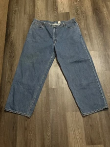 Vintage 1990's Levis Dry Goods 595 Denim Jeans Men's 100% Cotton Size 42 X 30 - Picture 1 of 15
