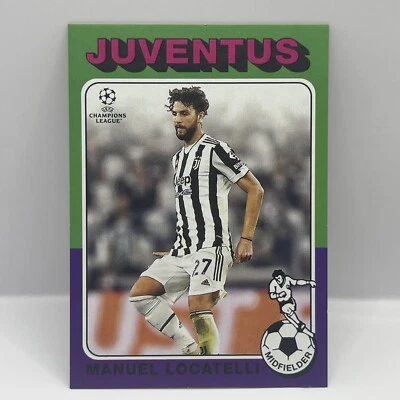 2021-22 Topps UEFA Champions League Manuel Locatelli 1975-76 Futbolistas 75-19 Foto 1 de 2