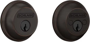 Schlage B62N716 Deadbolt, Keyed 2 Sides, Door Locks Mechanisms Aged Bronze - Picture 1 of 6
