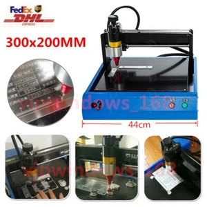 Industry Dot Peen Name Plate Metal Tag Label Engraving Marking Machine 300*200mm - Picture 1 of 12