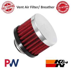 K&N Clamp On Rubber Base Crankcase Vent Filter 5/8 in Flange ID 2in OD | 62-1340 - Picture 1 of 9