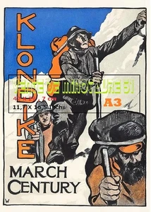 Klondike Canada - March Century  alpinisme -Poster A3 Plastifié - Bild 1 von 24