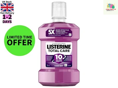 Listerine Total Care Antibacterial Mouthwash (1000Ml), UK