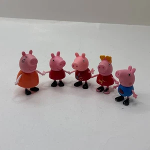Peppa Pig Familie Figuren Mumienschwein Peppa George - 5 Stück - Bild 1 von 8