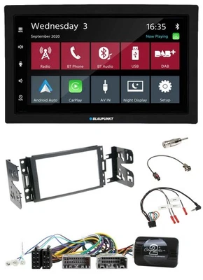 Blaupunkt 2DIN Lenkrad USB Bluetooth DAB Autoradio für Jeep Grand Cherokee 2011- - Bild 1 von 4