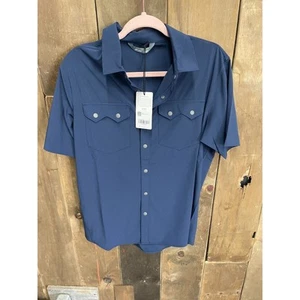Stio Men's Shifter Short Sleeve Shirt Blue S - Picture 1 of 5